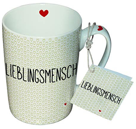 PPD Porzellan Henkelbecher Tasse 0,25L (Lieblingsmensch)