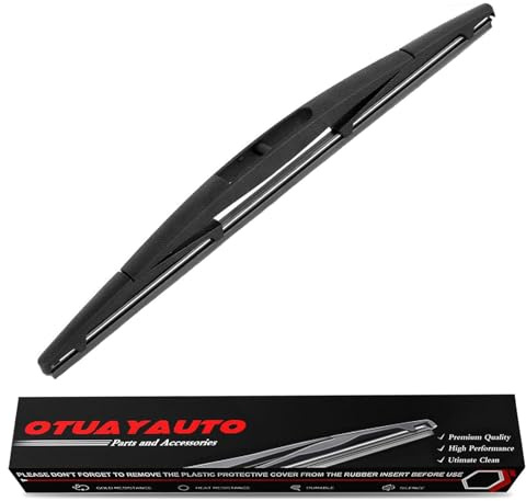 OTUAYAUTO 2 Stück Heckscheibenwischerblätter kompatibel mit Mazda 2, Mazda 3, Honda CRV, Pilot, Subaru, Scheibenwischer Hinten, Länge:350mm