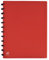OXFORD Protège-Documents Variozip Memphis A4 60 vues / 30 pochettes amovibles Couverture Polypro Rouge