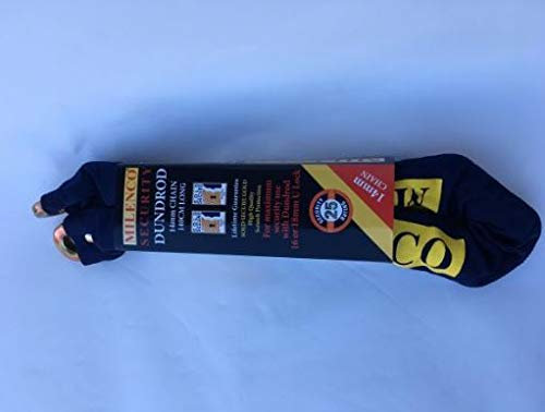 Milenco Dundrod 14mm Chain x 1.0 Metre Long Motorbike Motorcycle Scooter Security Secure