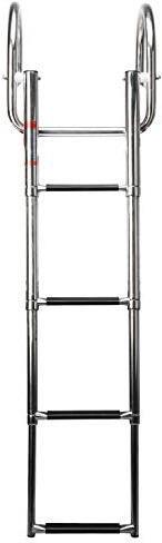 Amarine Made Scala telescopica per pontili in acciaio inox a 4 gradini