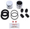 Bigg Red - Front Brake Caliper Repair Seal Kit & Pistons - Compatible with Civic Type R 2007-2012, EP3, FN