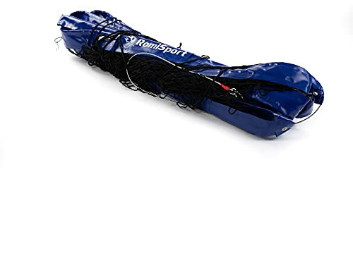 professionelles Netz für Beachvolleyball Volleyball 8.5m, professionelles Netz zum Strandvolleyball Blau Wetterfest Indoor Outdoor Garten Strand Sport