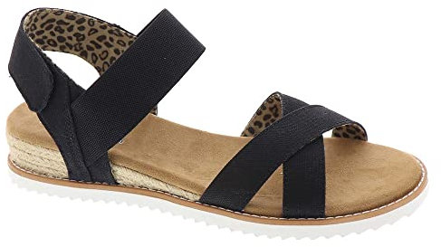 Skechers Femme Sandals, Black, 37 EU