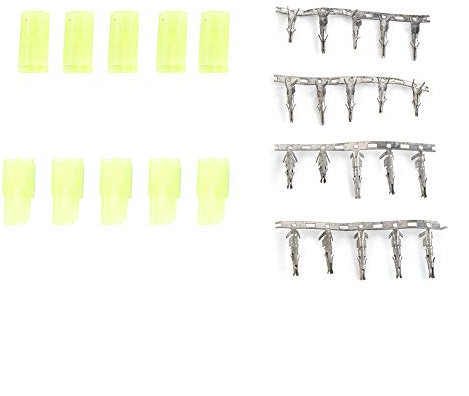 so Model Mini Stecker, 5 Paar Stecker Grün Mini Stecker Unverdrahteter Stecker Airsoft RC NiMH