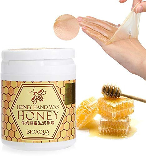170g Hand Peeling Maske, Hand Peeling Maske hand masken, milch honig feuchtigkeitsspendende whitening feuchtigkeitsspendende handwachs maske hautpflege peeling nähren haut