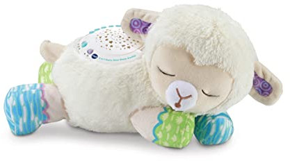 VTech Baby 3-in-1 Starry Skies Sheep Soother, Soft Toy for Babies with Night Light Projector, Nature Sounds, White Noise & Songs, Gift for Babies 0, 3, 6, 12 months +, English Version