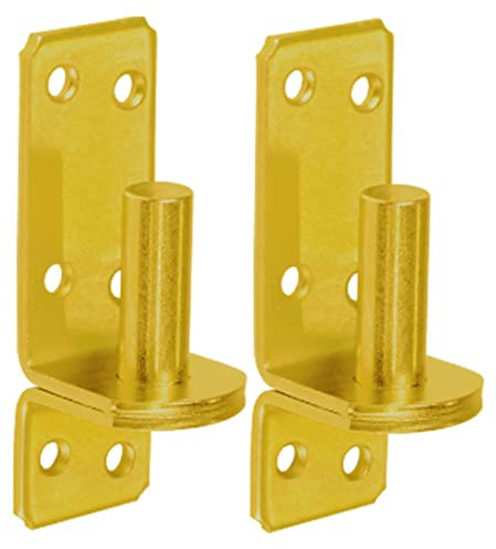 130 mm x 40 mm x 16 mm - Bisagra de acero galvanizado (2 unidades)