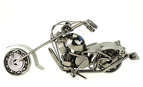 Kremers Schatzkiste Deko Bike Motorrad aus Metall 15 cm Dekoration Geldgeschenk Bike Shopper