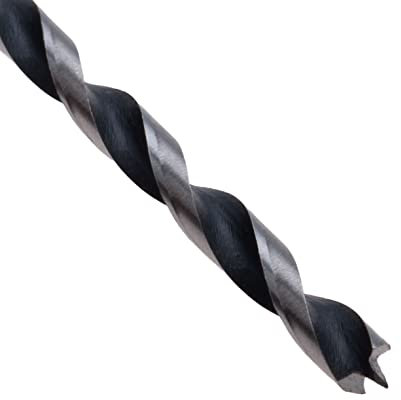 13mm x 151mm Bohrer - Scharfe Zentrierbohrer mit Brad-Point und Spiralbohrer zum Bohren von Holz, Kunststoff, Gummi, Heimwerkerbedarf - hergestellt aus Kohlenstoffstahl