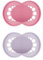 MAM Original Schnuller im 2er-Set, zahnfreundlicher Baby Schnuller aus nachhaltigen & bio-erneuerbaren Materialien, Sauger aus MAM SkinSoft Silikon, mit Schnullerbox, 16+ Monate, lila/pink