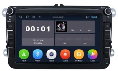 ESTOCK1 Car Tablet Android Per Wolkswagen Golf 6 4Gb di ram 64Gb di rom 8 pollici GPS autoradio navigatore WI-FI Bluetooth Carplay Mirrorlink