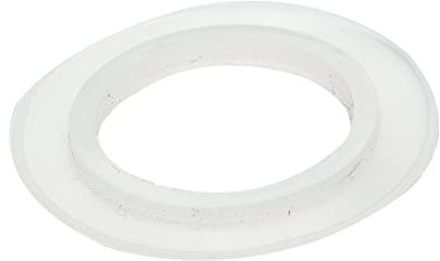 PETSTIBLE Junta de goma transparente para desagüe de lavabo, junta de anillo de silicona de repuesto para bañera, fregadero, junta de arandela para cocina, 41,5 x 33 mm
