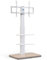 FITUEYES TV Bodenständer Holzbasis TV Ständer mit 3 Ablagen Fernsehstand höhenverstellbar schwenkbar für 32 bis 70 Zoll Flachbildschirm bis zu 40kg Max. VESA 400 * 600…