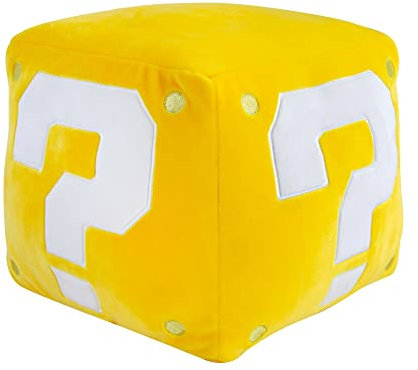 Club Mocchi Mocchi - Nintendo Super Mario Plüsch - Fragezeichen Plushie - Sammlerstück Squishy Plushies - 38,1 cm, 15 inch
