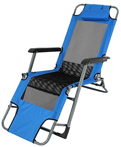 Sonnenliegen Sling Deck Relaxliege Zero Gravity Stühle Liege GChair Verstellbare Sonnenliege Faltbar mit Kopfstütze für Hof Pool Sitzen und Liegen Dual Use