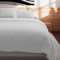 Soleil d'ocre, Housse de Couette en Coton 57 Fils 240x220 cm UNI Blanc, par Soleil d'Ocre