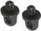 PATIKIL 1/4 Camera Neck Strap Screw Holder, 2 Pack Quick Install Camera Screws with Rubber Washer for Wrist Shoulder Strap Sling, Black