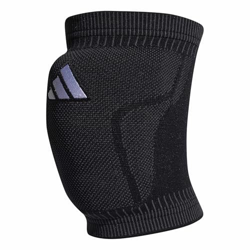 adidas Primeknit Volleyball-Knieschoner für Erwachsene, Uni, Schwarz/Weiß, Größe M