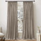 PONY DANCE Velvet Blackout Curtains Wohnzimmer Gardinen Samt Kräuselband 2er Set H 220 x B 132 cm Thermovorhang gegen Kälte Schwere und Weiche Samtvorhänge (300g/m²) Verdunklungsgardine, Taupe