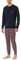 Schiesser Herren Schlafanzug Lang Mit Bündchen - Nightwear Pyjamaset, Nachtblau_182113, 54 EU