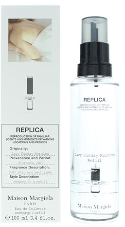 MAISON MARGIELA Replica Lazy Sunday Morning Eau de Toilette Refill, Unisex (100 ml)