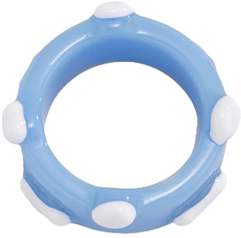 OLACD Eleganter, trendiger Damenring – zierlicher modischer stapelbarer Fingerring, moderner schlichter Kunstharz, 1, Harz