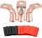 SVAAR Bare Pure Copper Lugs 4 AWG-5/16 Inch Ring Terminals 90 Degree Bend 10pcs Heavy Duty Battery Terminal Connectors 10pcs 3:1 Heat Shrink Tubing