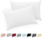 Twinzen® Kissenbezug 40x60 (2er-Set) - 100% Jersey Baumwolle 150 GSM Kissenbezüge - Weiß - Für Kissenbezüge 40x60 cm - Kissenhülle - Kissenbezug mit Reißverschluss - Oeko-Tex Zertifiziert