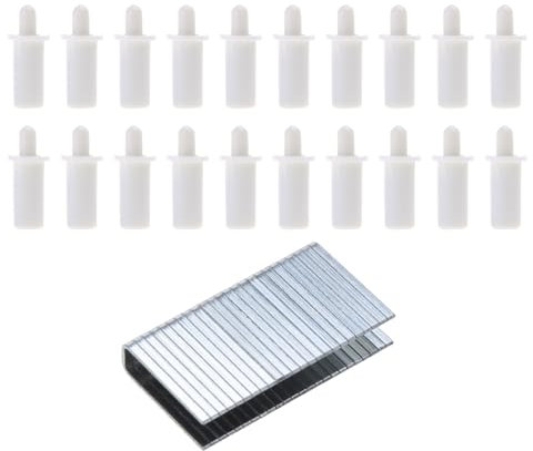 ZBIianxer 40 Piece Plantation Shutter Repair Tool Set Including 20 Spring Loaded Shutter Pins & 20 Tilt Rod Louvers For Plantation Shutter Repair Kit
