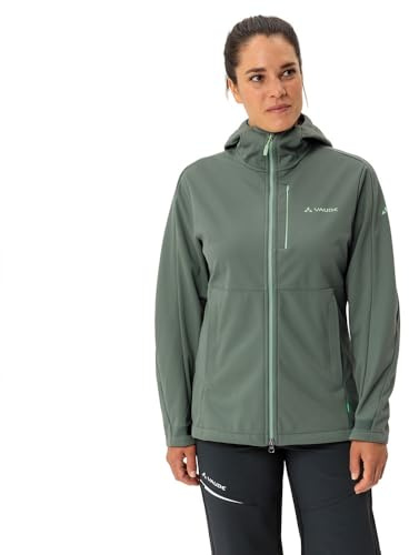 VAUDE Elope II Softshelljacke Damen, winddicht & leicht – Agave – Gr. 38