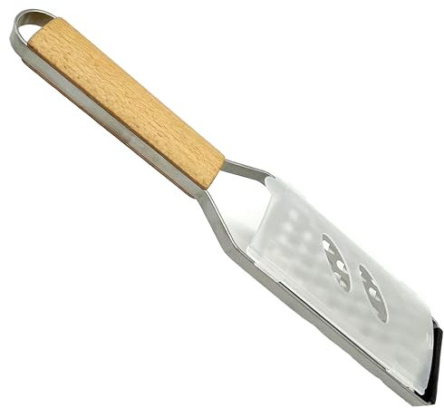 OHYER Handreibe Grob Premium Reibe Fein Gemüsereibe Käsereibe Zitronenreibe Zwiebelzerkleinerer Salatzerkleinerer Gemüsezerkleinerer Mit Schutzdeckel aus rostfreiem Stahl Für Käse (Grob Mahlen)