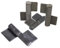 Lot de 4 charnières soulevables soudables, 45 x 82 mm, charnières de porte amovibles pour rampe de remorque, 2,1 mm d'épaisseur (12#)