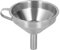 Embudo de Cocina, Embudo Grande de Metal, Embudo de Acero Inoxidable, Embudo Industrial con Cepillo Colador para Cocina y Uso Industrial