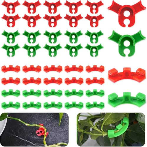 weiclianhp 120 Pezzi Clip per Piante, Clip per Addestramento a Basso Stress, Supporto per Piante a 90 Gradi, Clip per Piegare e Modellare la Crescita delle Piante, Accessori per Giardinaggio