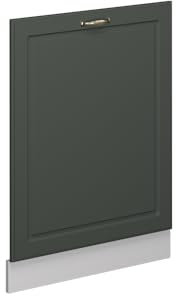 Vicco Geschirrspülblende Fame-Line, Grün-Gold Landhaus, 60 cm ohne Arbeitsplatte