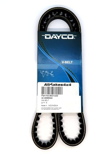 Series 2, 2a & 3 4cyl 2¼ Petrol or Diesel Engine & Defender 2.5 NA Fan Belt 563132 Dayco