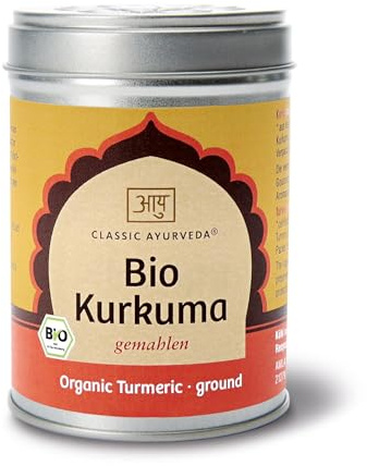 Classic Ayurveda - Bio Kurkuma (gemahlen) - 80 g - Farbgebendes Gewürz für Currygerichte