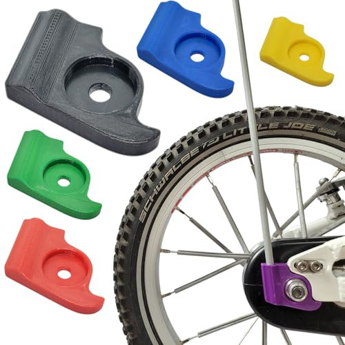 Wimpel-/Fahnenadapter für Woom 2 / Woom 3 Kinderfahrrad (Schwarz)