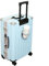 20 Inch Carry On Luggage with 4 Spinner Wheels Lightweight PC Suitcase Featuring Cup Holder and USB Ports for Travel