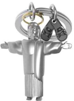 Dhink Metalorphose – Schlüsselanhänger Jesus Christus – MTM211-02, chrom, one size