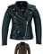 Texpeed Damen Leder Marlon Brando Rocker Retro Chopper Motorradjacke – Damen Touring Motorradjacke Mit Original Biker Rüstung (EN 1621-1) Schutz Schwarz - S