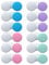 Erewa 12 Pack Contact Lens case Contact Lens Holder Box Soak Storage Kit(Assorted Color)
