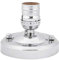 Fdit Lampensockel Adapter E26/E27 Vintage Industrie Decken-/Wandleuchte Sockel Halter Hängelampe Lampe Schraubfassung(Silber)