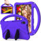 YRH for Lenovo Smart Tab M8 Case (4th Gen / 3rd Gen / 2nd Gen), Kids EVA Shockproof Handle Stand Protective Cover for Lenovo M8 Tablet Case 8 inch TB300FU/TB8506F /TB8505F - Purple