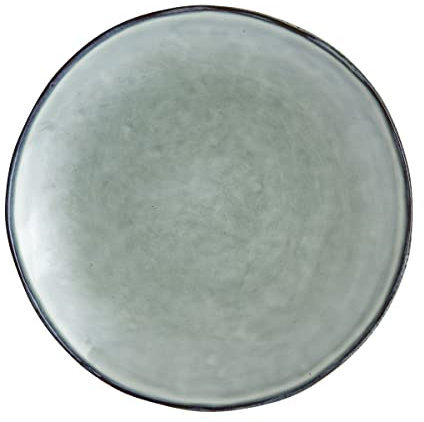 Dutch Rose Organic Teller 26,5 cm blau Steingut
