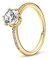PANDORA SHINE Ring funkelnde Krone gelbvergoldet, Zirkonia 168289C01 60
