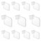 15 PCS Refrigerator Dividers Transparent Refrigerator Divider Adjustable Fridge Organisers Dividers for Refrigerator Dressing Table Kitchen Storage