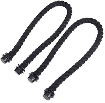SunaOmni 2 StüCk Klassischer Seilgriff Griffersatz FüR Obag Canvas Bag ZubehöR Damentasche Schwarz Ersatzgriffe, Lange Griffe O Bag
