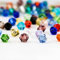 720 Stück 4mm Kristall Glas Perlen Facettierte Glasperle Kügelchen Bunte Glasperlen Runde Kunstperlen Mehrfarbig Sortierte Perlen Gemischt Bastelperlen für Handwerk Armband Schmuck,Gemischte Farbe